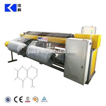 straight and reverse double twisted hexagonal wire mesh netting machine